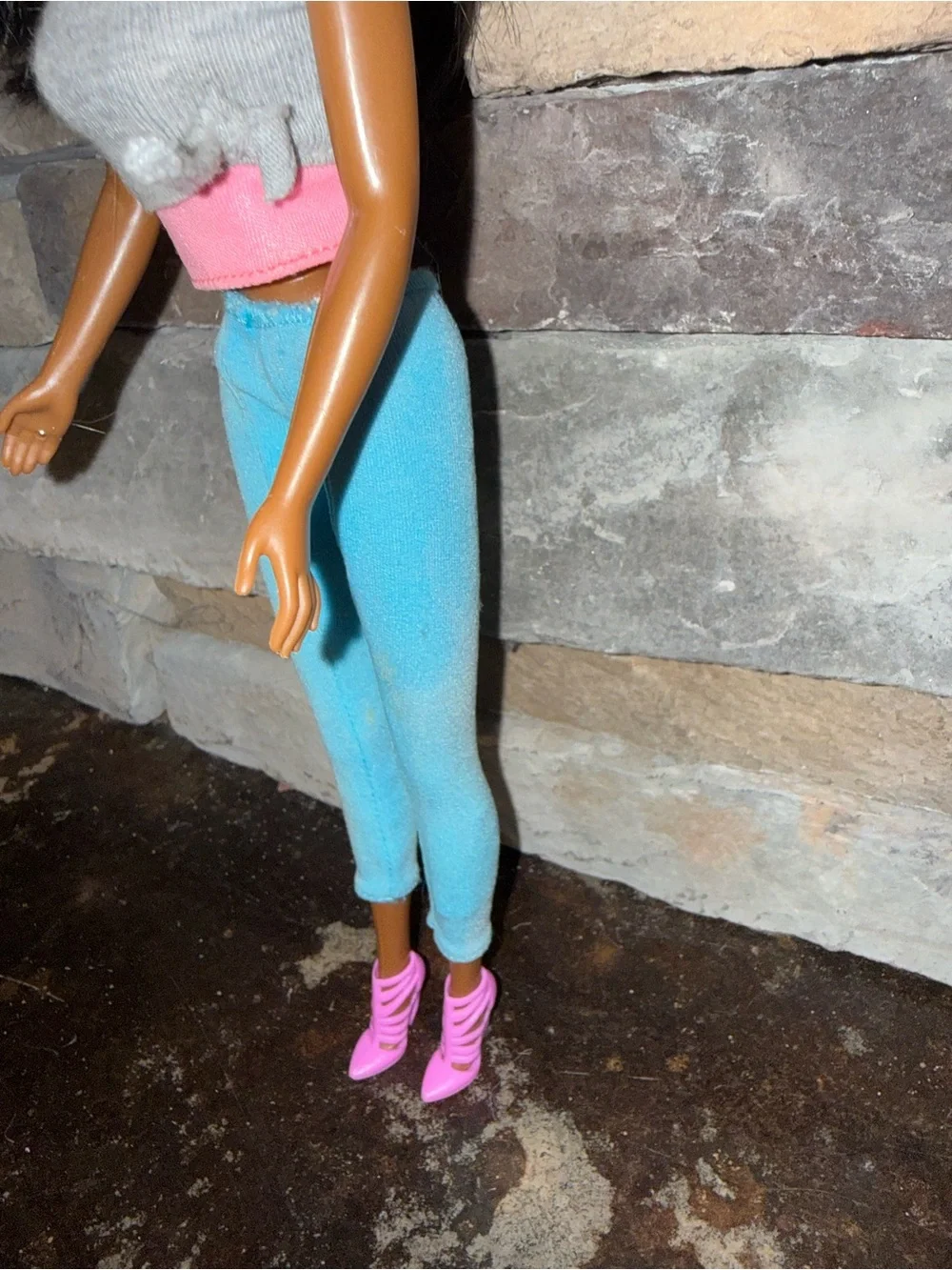 Barbie Christy doll long hair dancing Barbie in casual outfit Vinatge hair bow